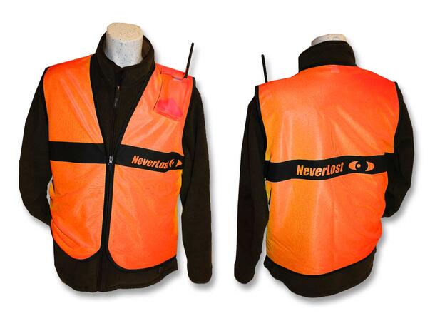 NeverLost Hunting Vest Vest in Signalcolor – High visibility